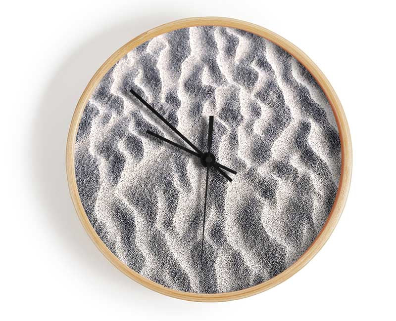 White Desert Sand Clock - Wallart-Direct UK