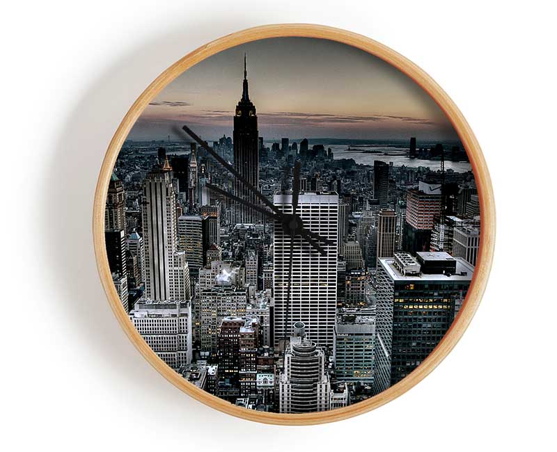 Across New York Clock - Wallart-Direct UK
