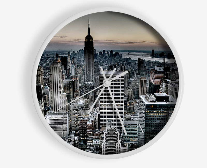 Across New York Clock - Wallart-Direct UK
