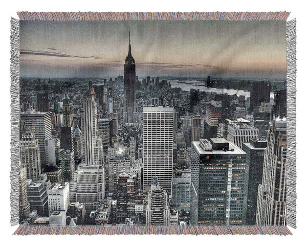 Across New York Woven Blanket