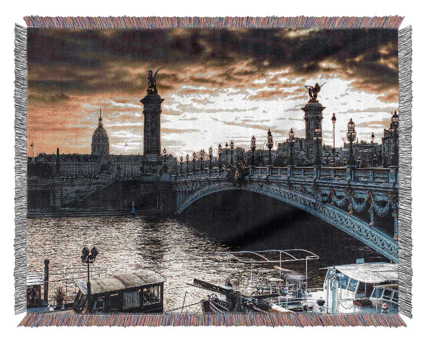 Alexander Bridge Paris Woven Blanket