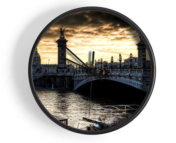 Alexander Bridge Paris Clock - Wallart-Direct UK