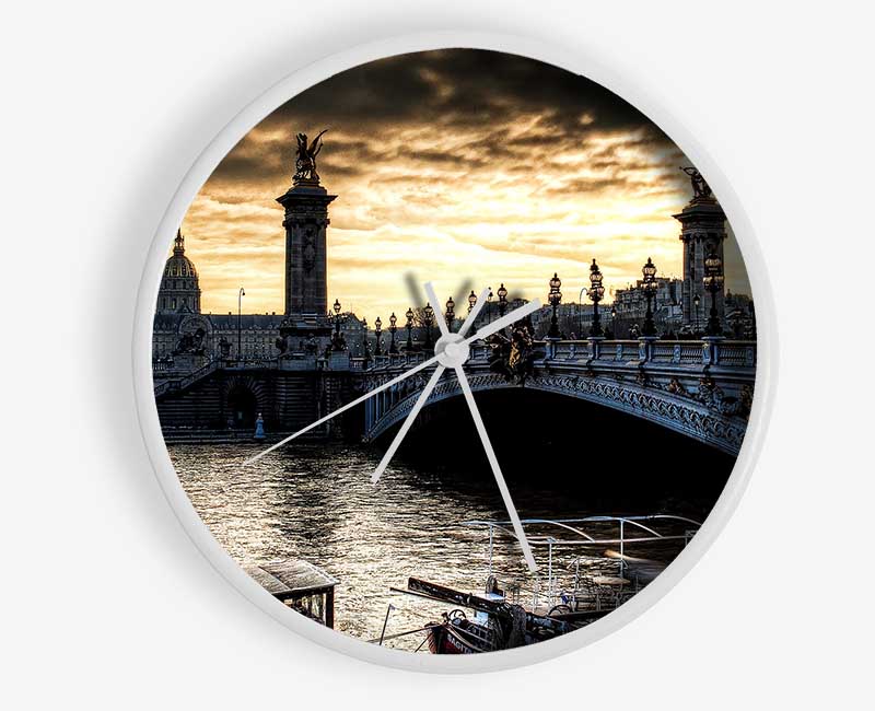 Alexander Bridge Paris Clock - Wallart-Direct UK