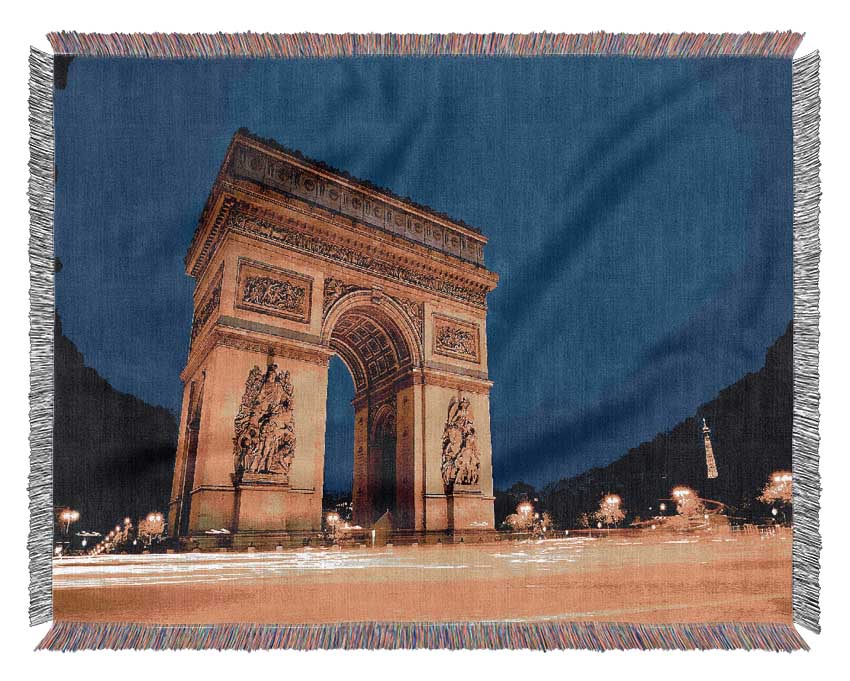 Arc De Triomphe Woven Blanket