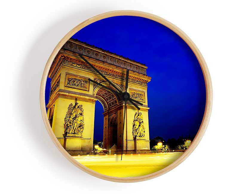 Arc De Triomphe Clock - Wallart-Direct UK