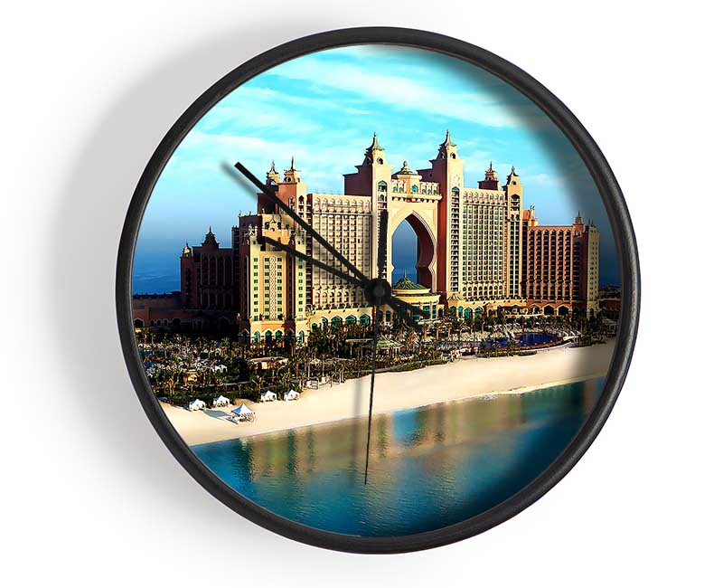 Atlantis The Palm Dubai Clock - Wallart-Direct UK