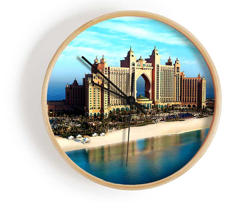 Atlantis The Palm Dubai Clock - Wallart-Direct UK