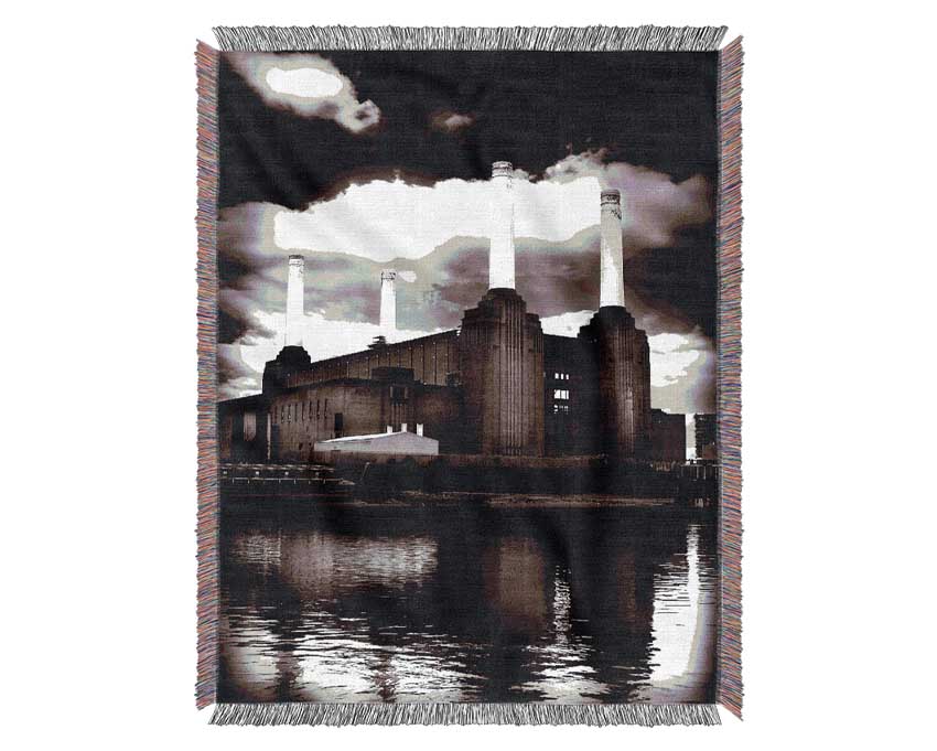 Battersea Power Station Woven Blanket