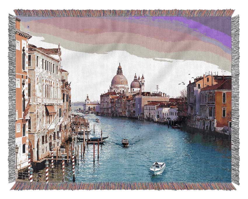 Beauty Of Venice Woven Blanket