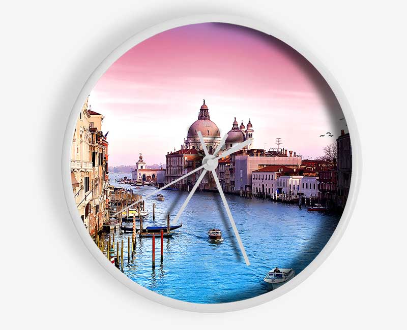 Beauty Of Venice Clock - Wallart-Direct UK