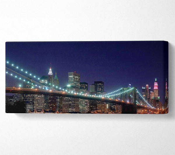 Brooklyn Bridge New York Lichter