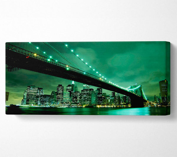 Brooklyn Bridge New York Grüner Cast