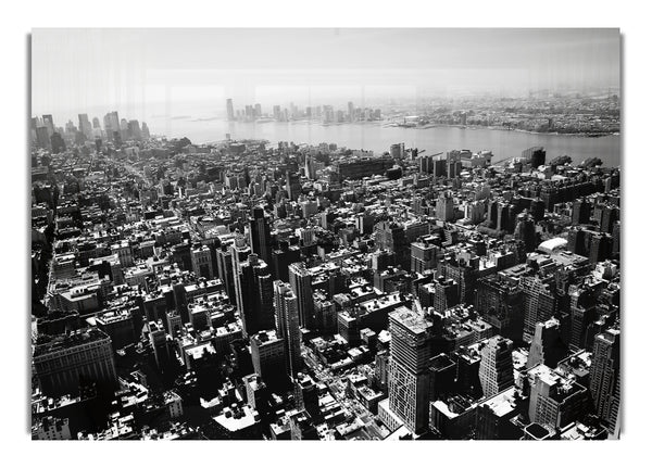 Chicago Arial View B~w