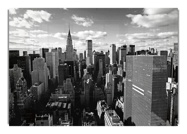 Chicago City View B~w