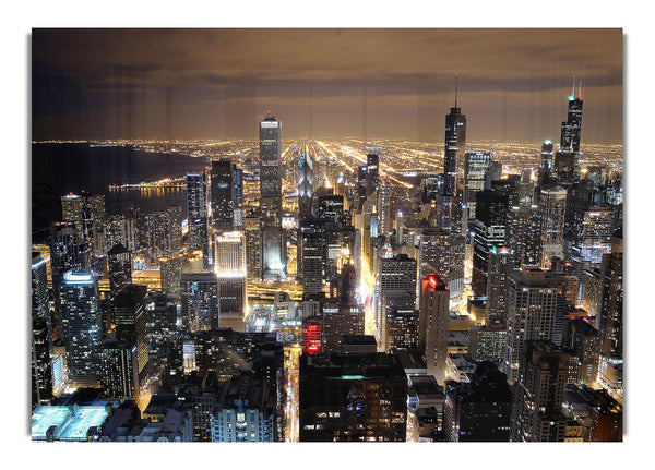 Chicago Skyline From John Hancock