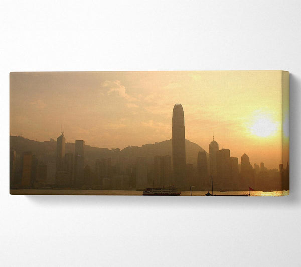 Hong Kong Misty Morning Sunrise