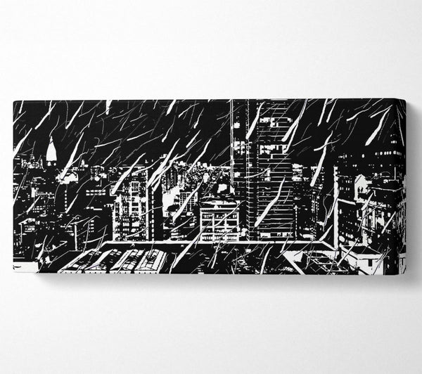 Stadtillustration B n W