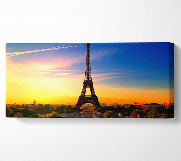 Eiffel Tower At Sunrise