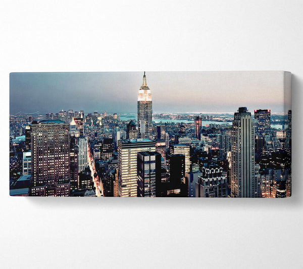 Empire State Building At Dusk