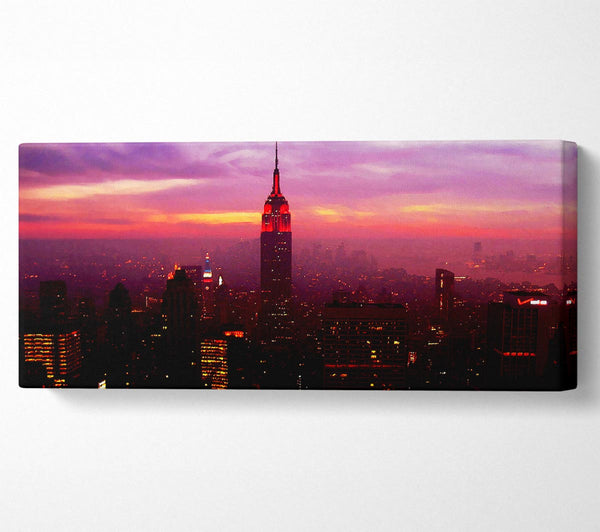 Empire State Building Evening Glow