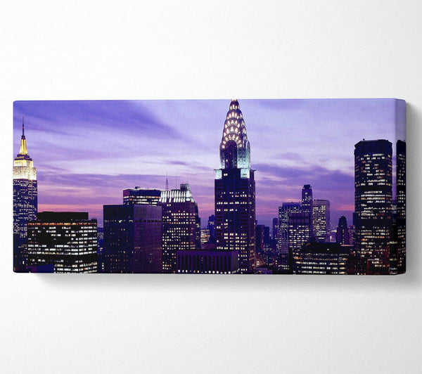 Empire State Building Purple Skys