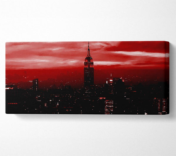 Empire State Building Red Glow