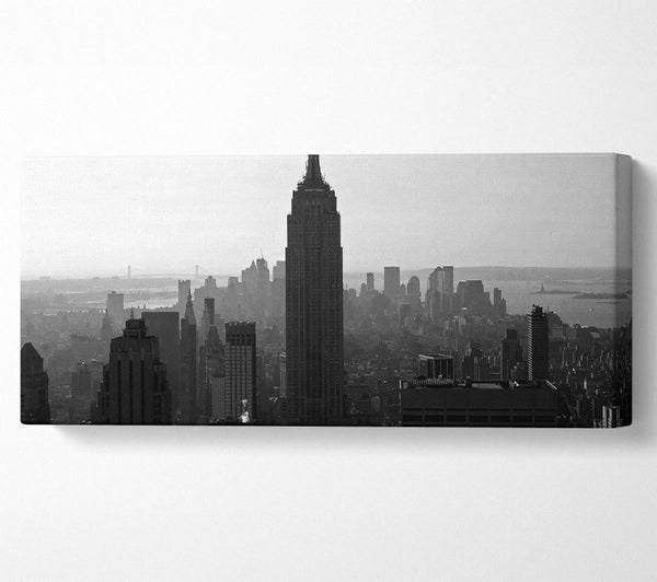 Empire State Building B n W Morning