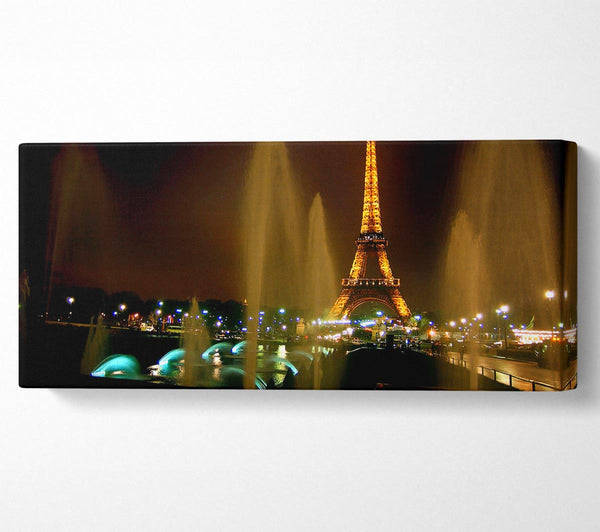 Fountains And Eiffel Tower