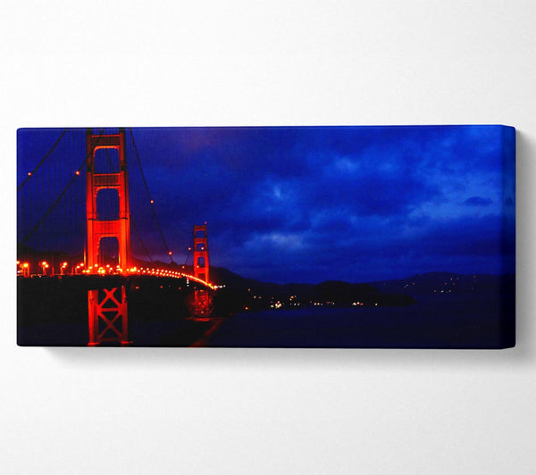 Golden Gate Bridge Red Lights