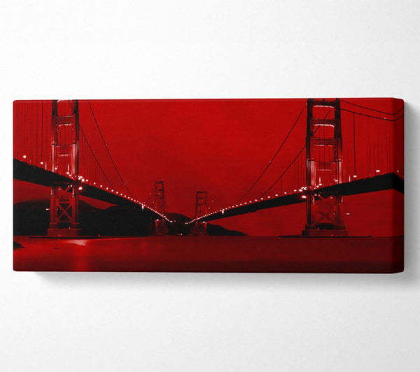 Golden Gate Bridge Twins Red