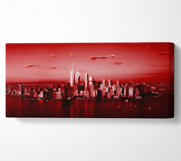 Hong Kong From Afar Red