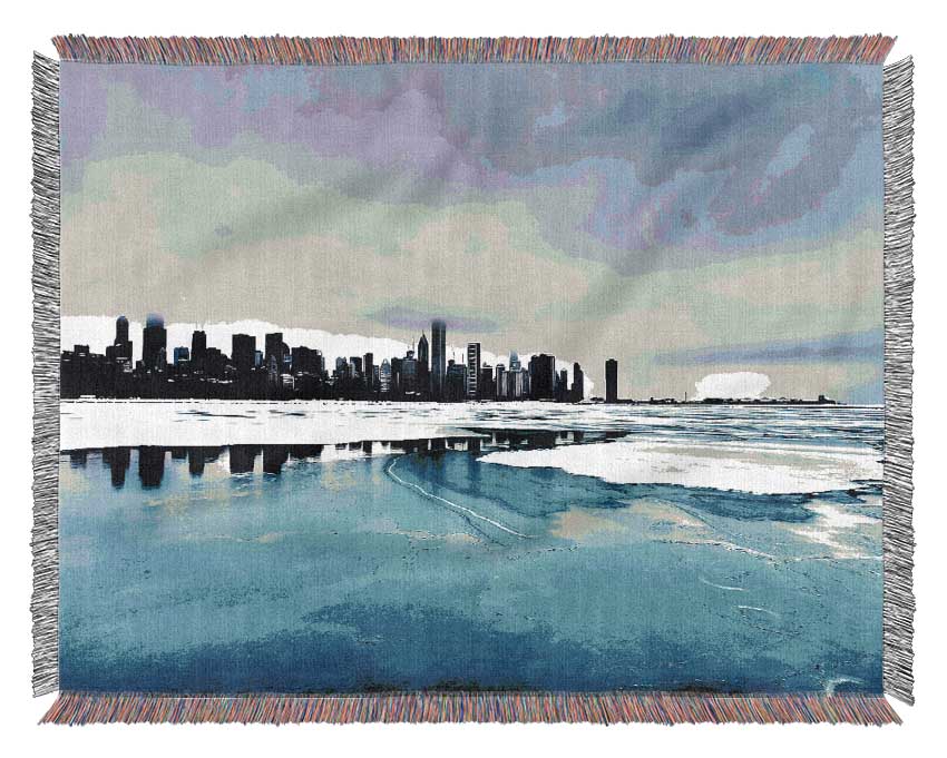 Ice City Woven Blanket