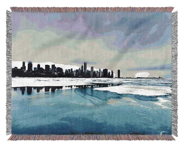 Ice City Woven Blanket