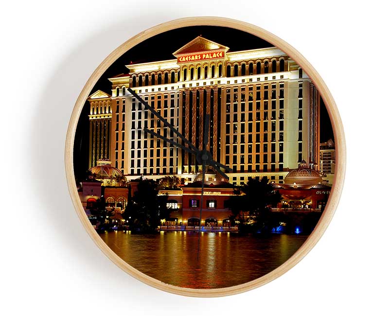 Las Vegas All That Glitters Clock - Wallart-Direct UK