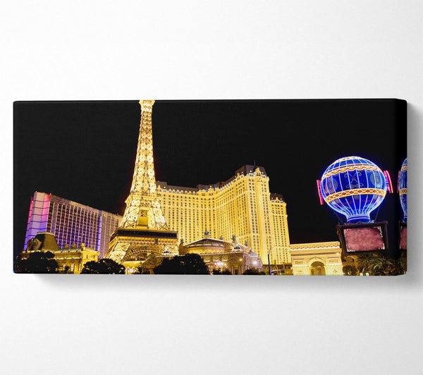 Goldener Eiffelturm in Las Vegas