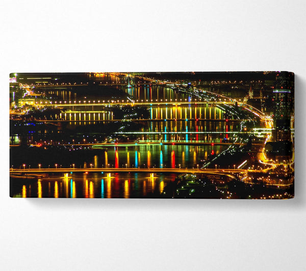 Lichter an der Donau Wien