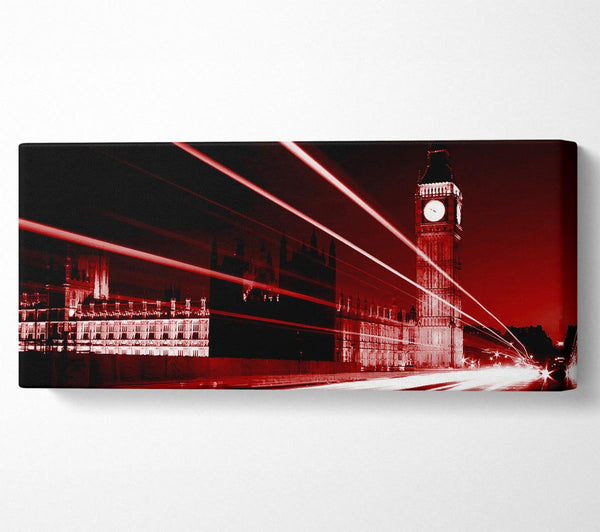 London Big Ben Stadt Lichter Rot