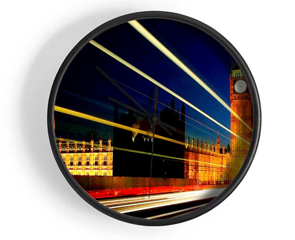 London Big Ben Lights Clock - Wallart-Direct UK