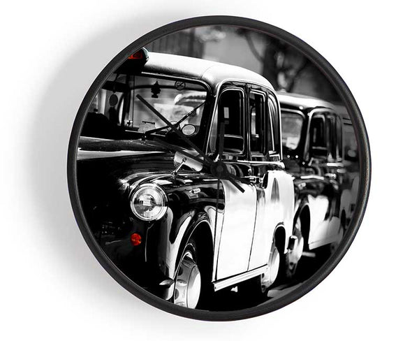 London Black Cabs Clock - Wallart-Direct UK