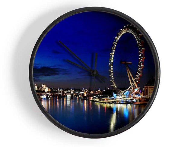London Eye At Night Clock - Wallart-Direct UK