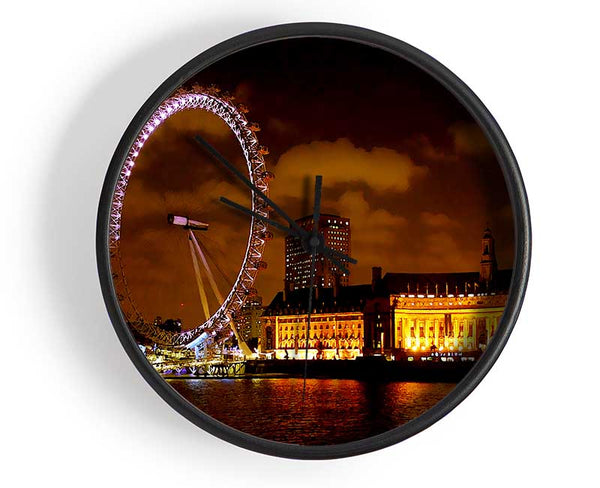 London Eye Night Skys Clock - Wallart-Direct UK