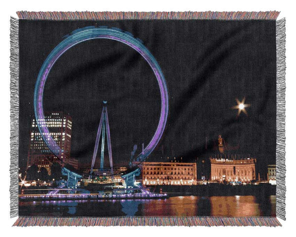 London Eye Speed Nights Woven Blanket
