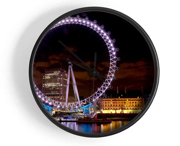 London Eye Water Lights Clock - Wallart-Direct UK