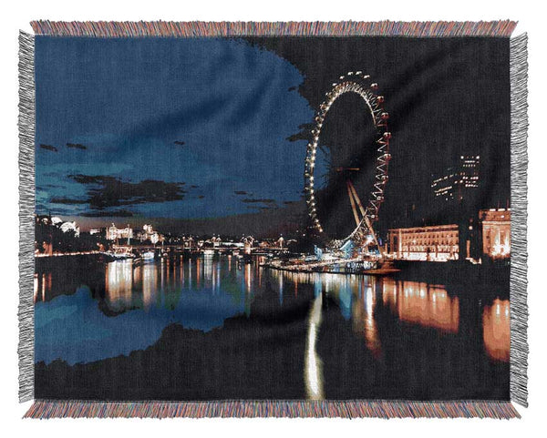 London Eye Woven Blanket