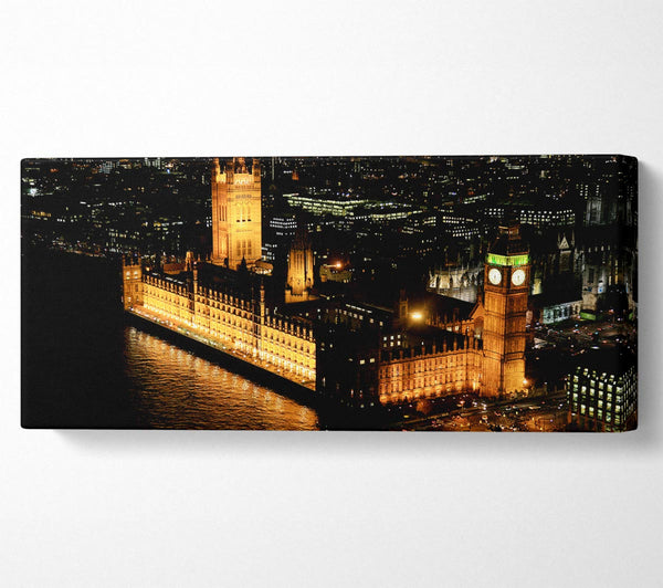 Londoner Häuser des Parlaments Ariel View