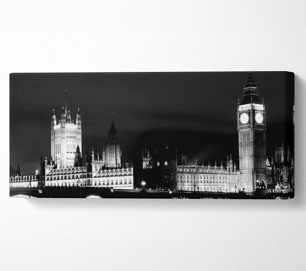 Londoner Houses of Parliament dunkle Nächte