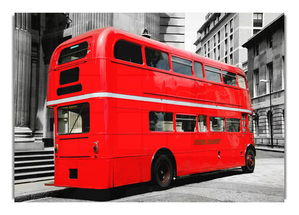 Roter Doppeldeckerbus in London