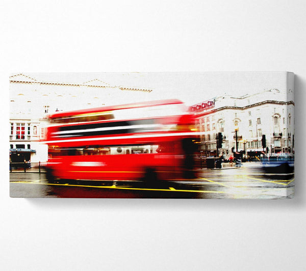 Londoner Retro-roter Bus