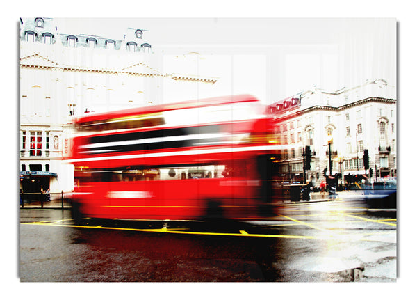 Londoner Retro-roter Bus