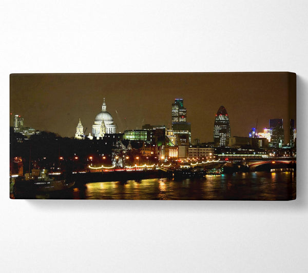 London St. Pauls bei Nacht